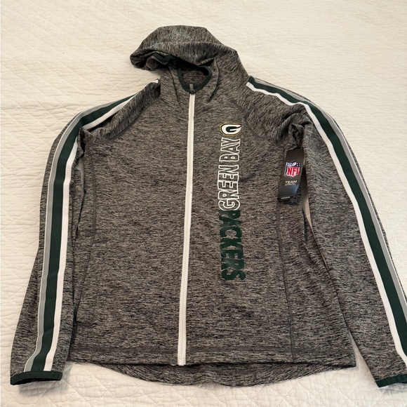 NFL Green Bay Packers Women's Free Agent Full Zip Hoodie - Picture 1 of 12